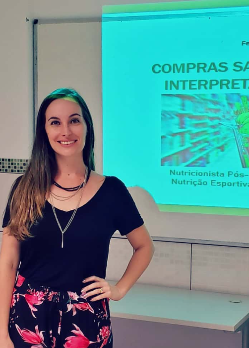 realizando palestra
